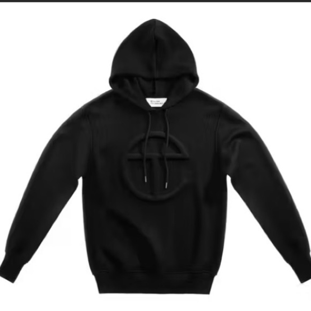 telfar black hoodie